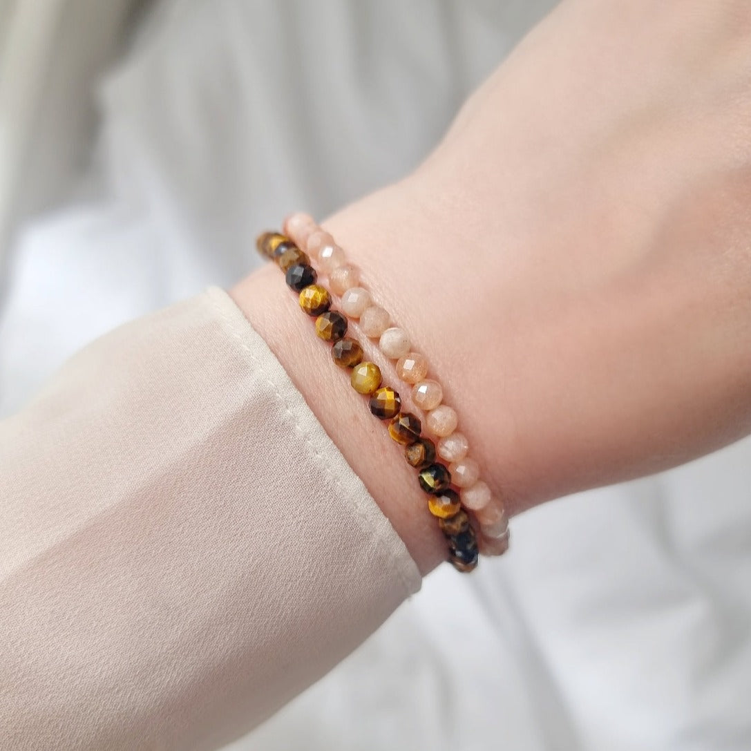 Sunstone Crystal Bracelet - Energising, Confidence, Friendship