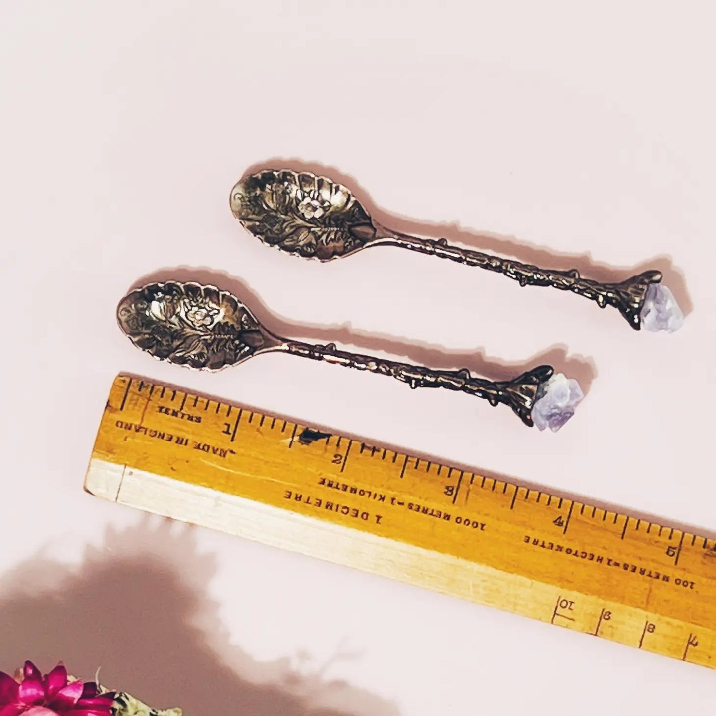 Amethyst Crystal Apothecary Spoon