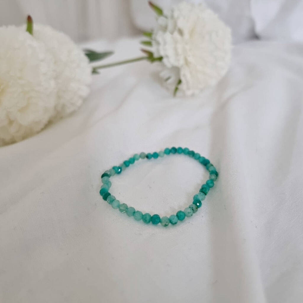 Amazonite Crystal Bracelet - Courage, Truth, Confidence