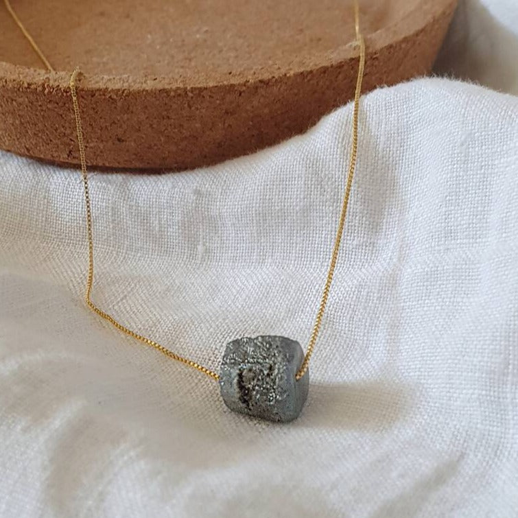 Labradorite - 14k Gold Plated Necklace