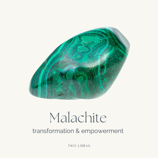 Malachite Tumble Stone - Protection, Transformation, Emotional Empowerment