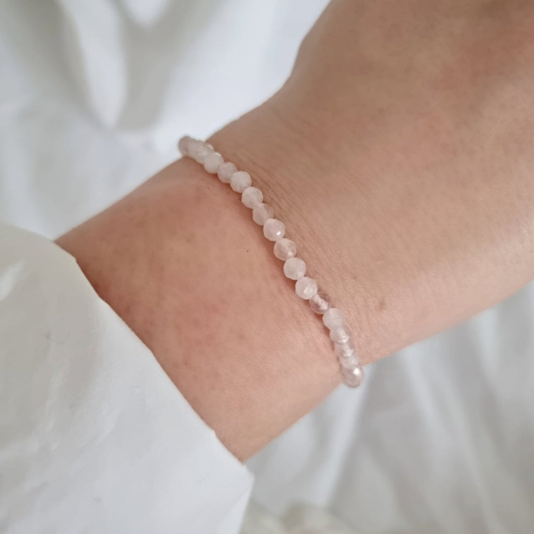 Rose quartz bracelet clearance love