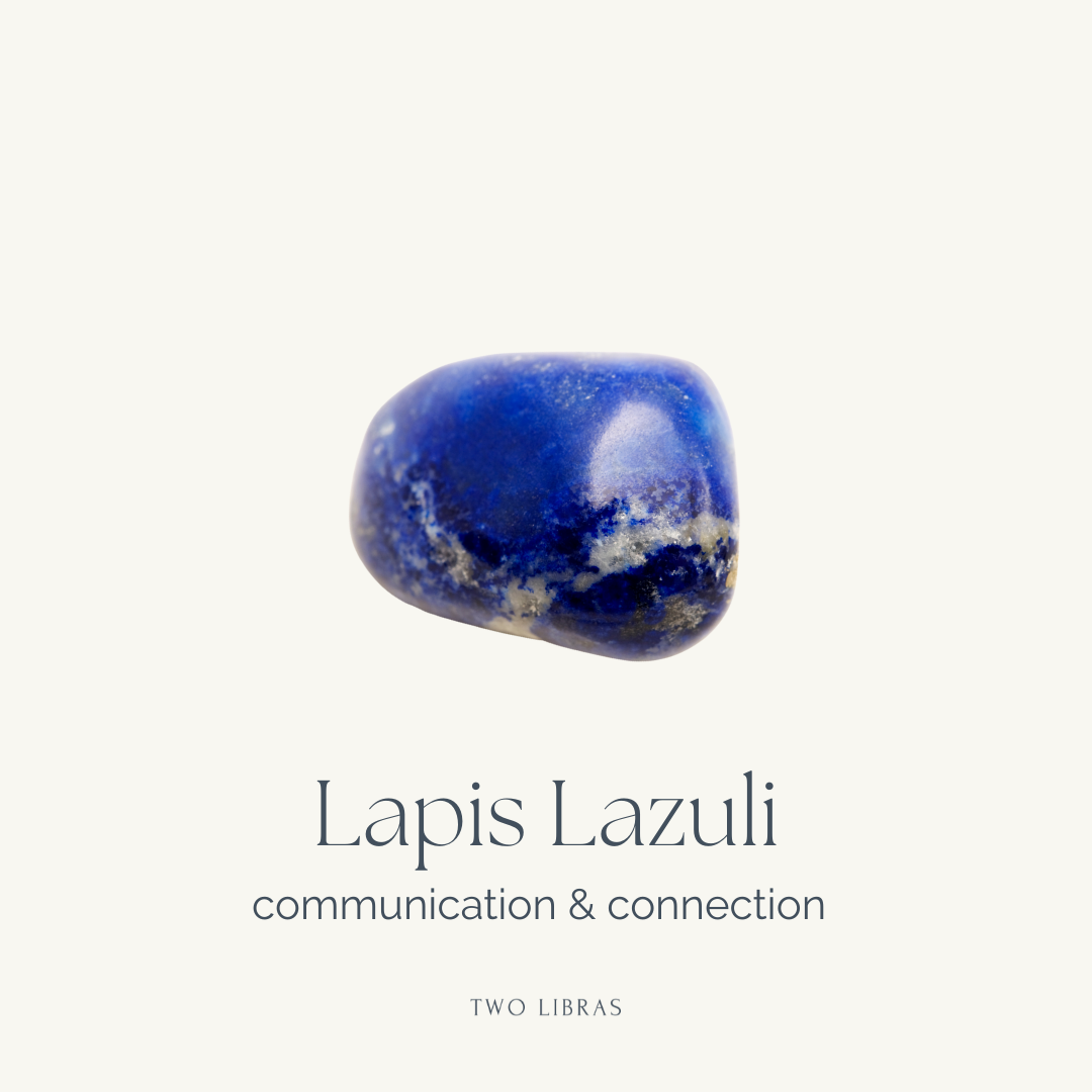 Lapis Lazuli Friendship Crystal Intention Candle - Supporting RSPCA Derby