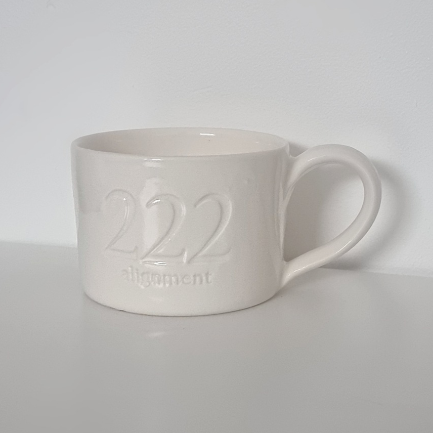 222 Alignment Angel Number Ceramic Mug