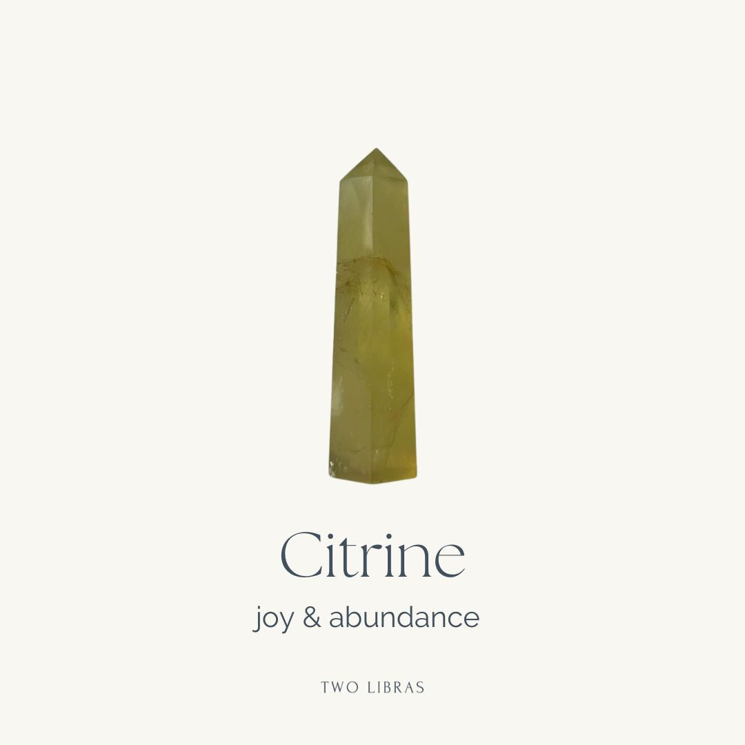 Citrine Crystal Healing Tower Point