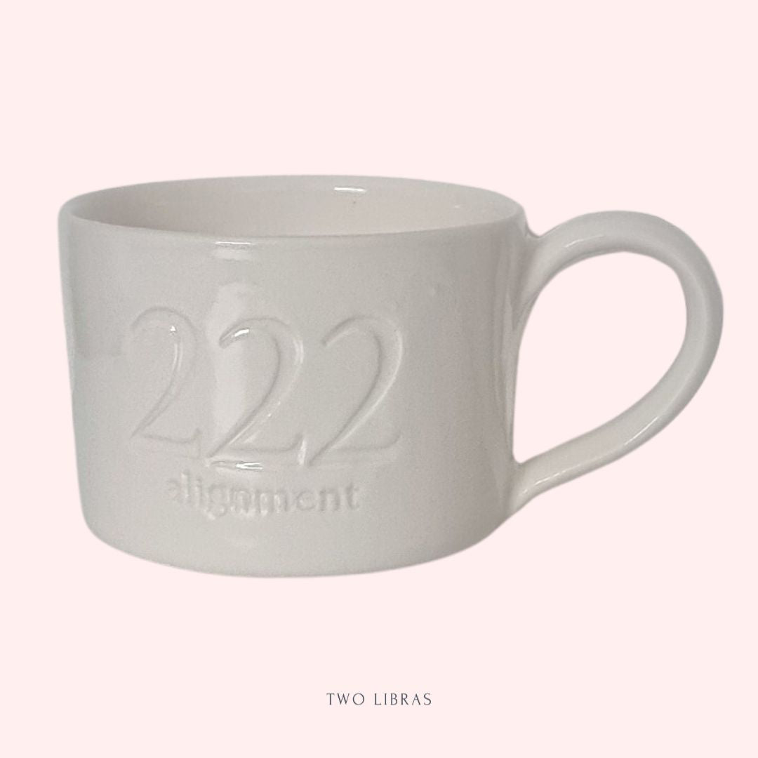 222 Alignment Angel Number Ceramic Mug