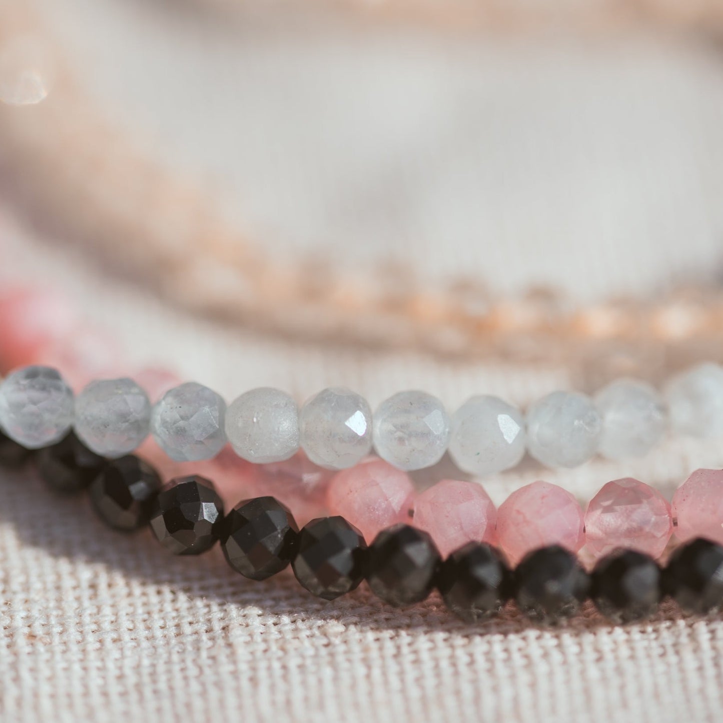 Rose Quartz Crystal Healing Beaded Necklace - To embrace and love your true self