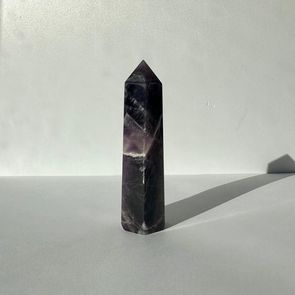 Amethyst Crystal Healing Tower Point