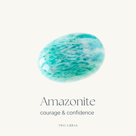 Amazonite Tumble Stone - Courage, Truth, Confidence