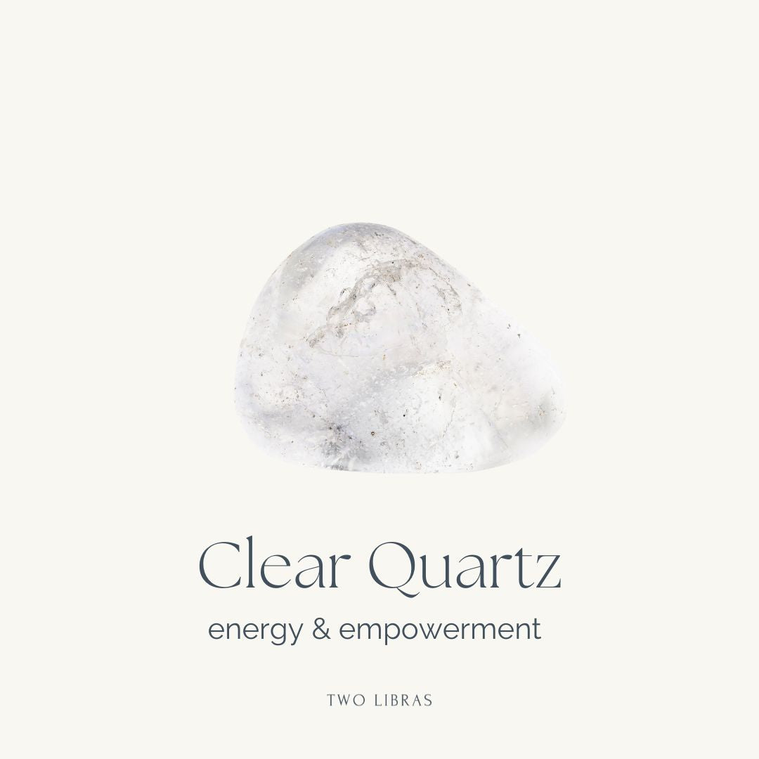 Clear Quartz Tumble Stone - Energising, Balancing, Empowering