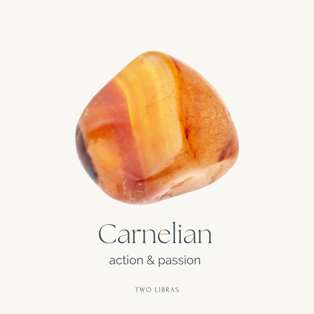 Carnelian Tumble Stone - Action, Passion, Focus