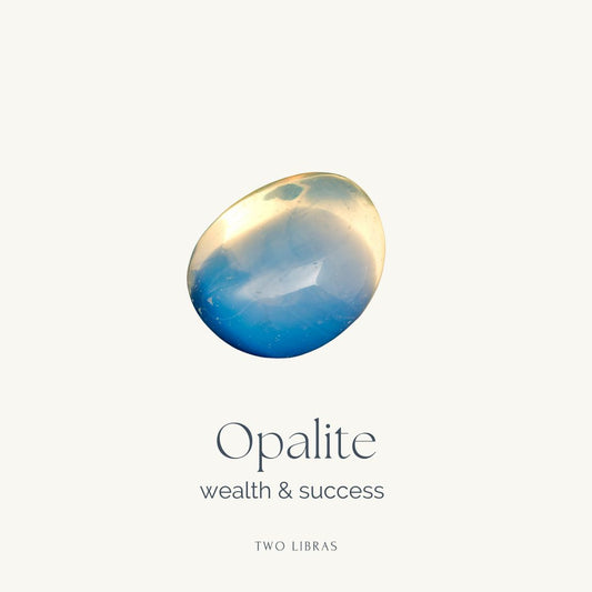 Opalite Tumble Stone - Personal growth, wealth and success