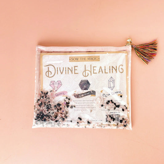 Divine Healing Gemstone Cosmetic Bag